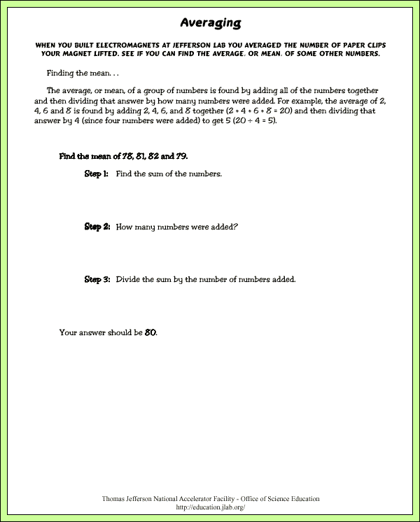 Magnets and Electromagnets - Related Activities - Math