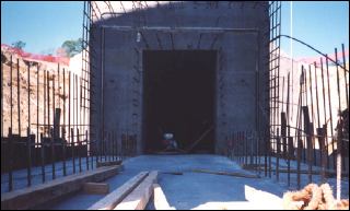 Experimental Hall B Beam Dump Walls - April 1991