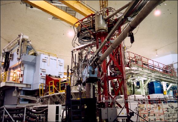 Experimental Hall C - Under the Beamline