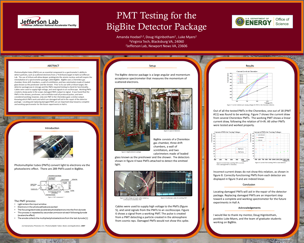 PMT Testing for the BigBite Detector Package