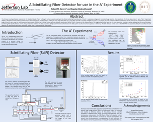 A Scintillating Fiber Detector