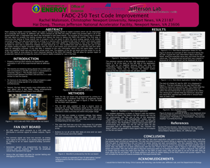 FADC-250 Test Code Improvement
