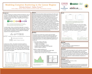 Modeling Compton Scattering