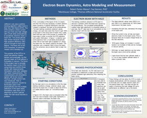 Electron Beam Dynamics
