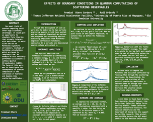 Boundary Conditions in Quantum Computations