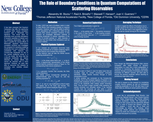 Boundary Conditions in Quantum Computations
