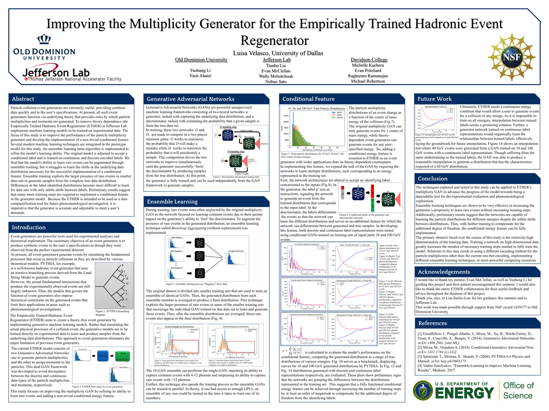 Improving the Particle Multiplicity Generator for the<br>Empirically Trained Hadronic Event Regenerator
