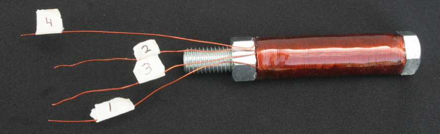 The completed coil.